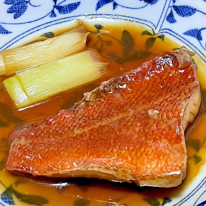 冷凍赤魚の簡単煮付け